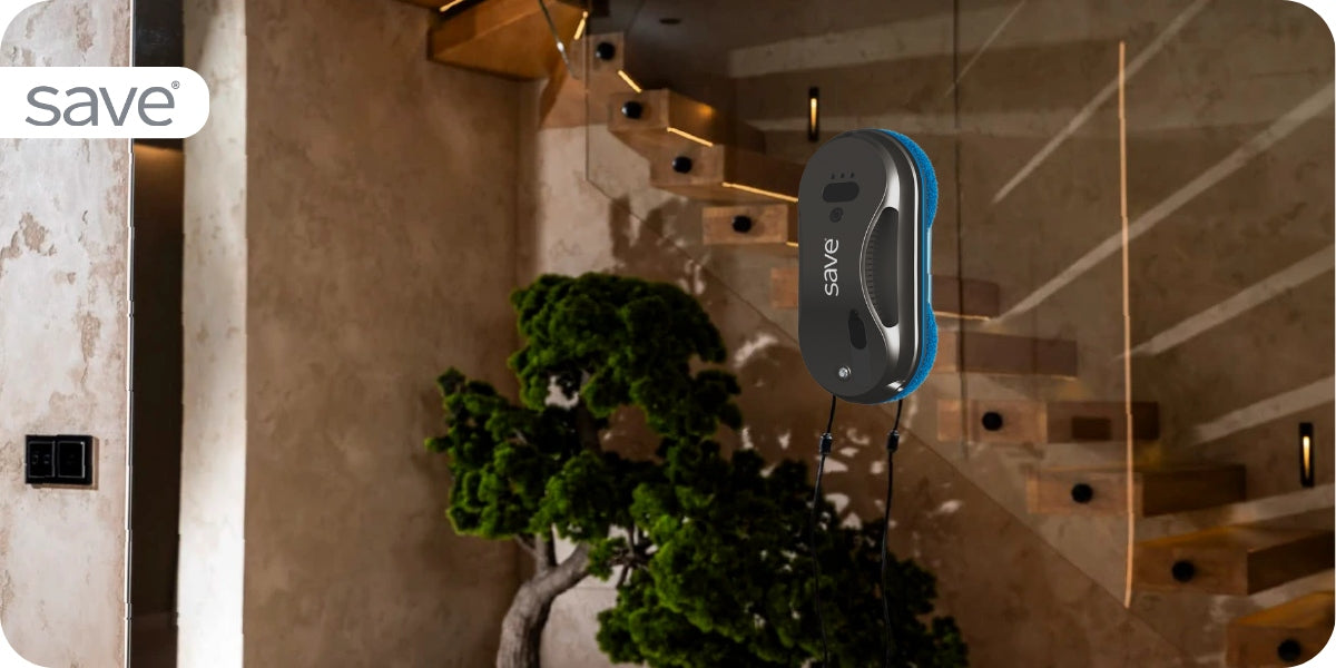 WINDOW ROBOT MIRROR WINDOW CLEANER Smart Window Washer SET Power 90 W
