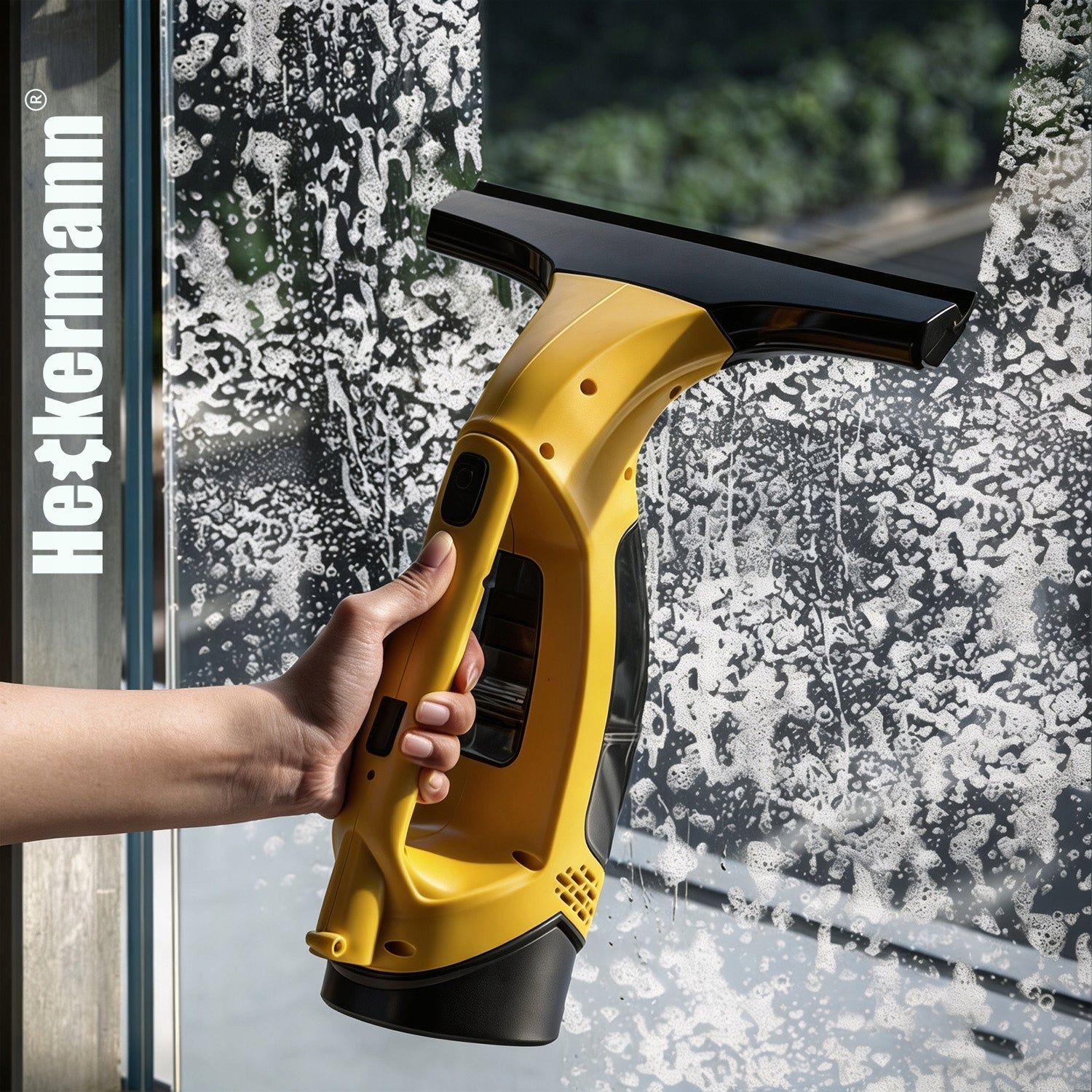 WINDOW WASHER 28cm RECHARGEABLE 2200 mAh MIRROR GLASS WITH BOOM Packaging status original