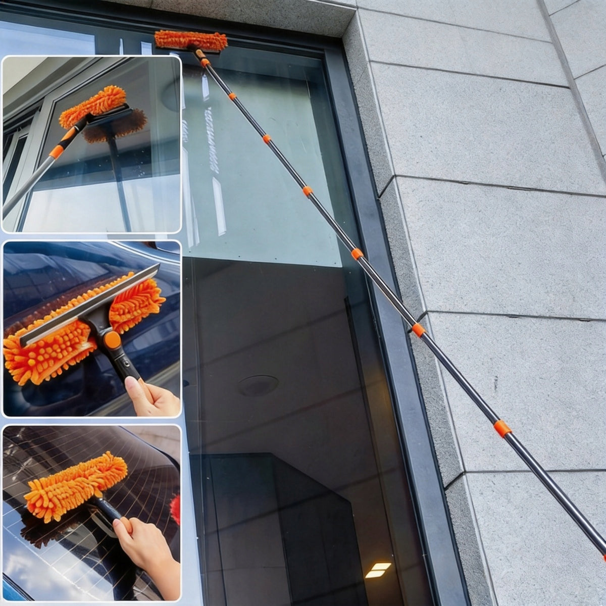 WINDOW WASHER TELESCOPIC LONG WITH STICK PORTABLE Manufacturer code 6900581217399