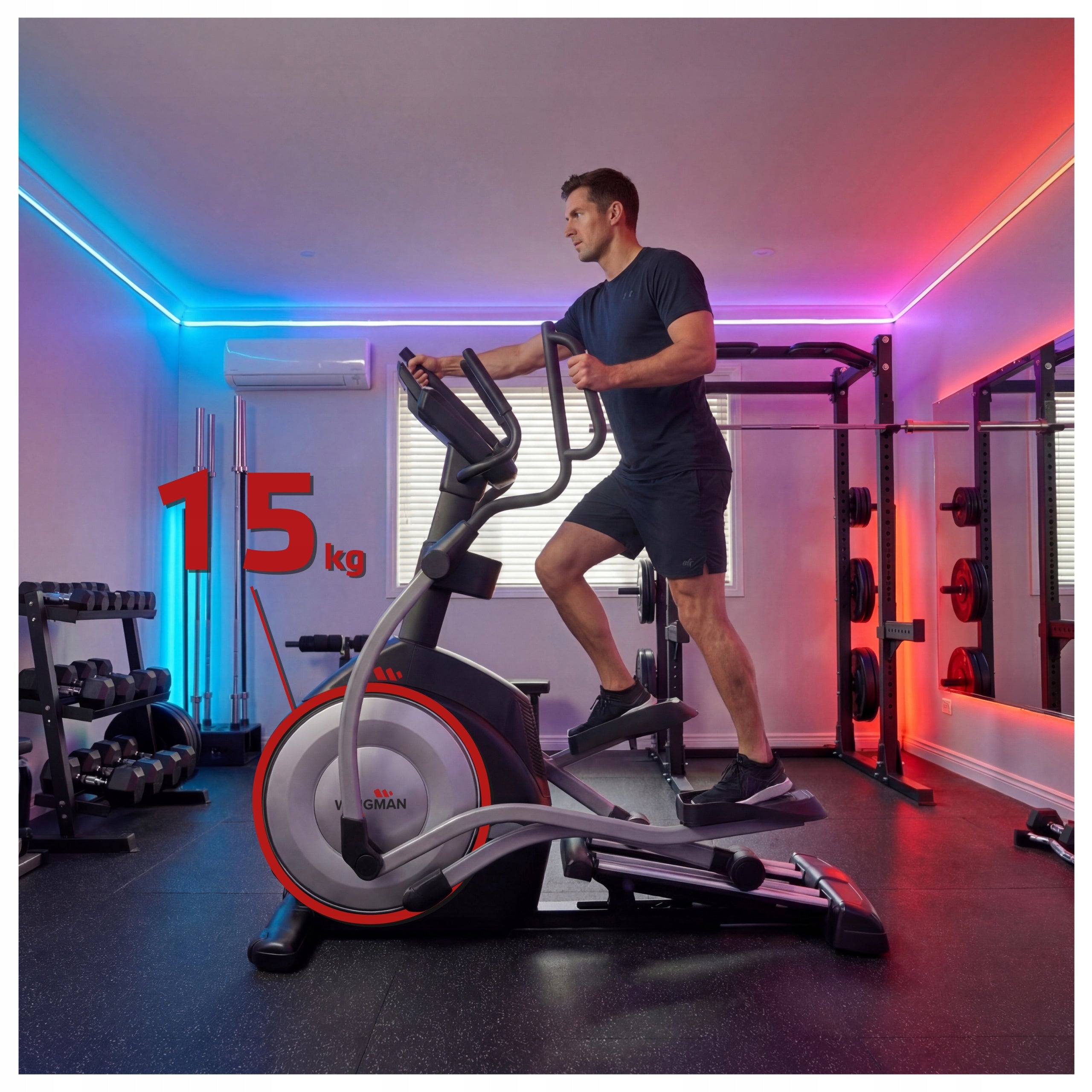 WINGMAN AIR230 PRO ELLIPTICAL CROSS TRAINER | ELLIPTICAL CROSS TRAINER | MAGNETIC | WHEEL 15KG Packaging status original