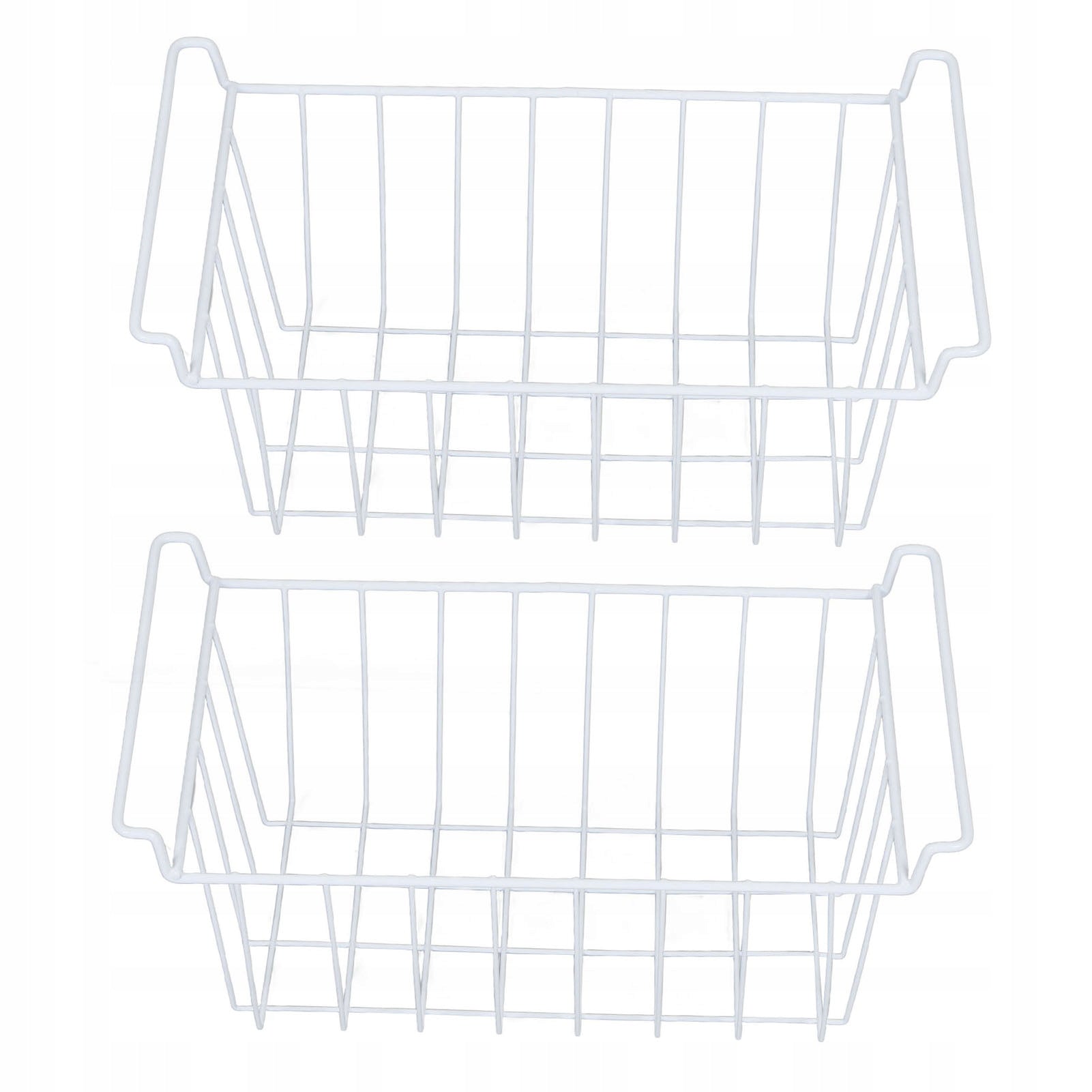 WIRE BASKET FOR FRIDGE FREEZER 2 PCS 42.5CM X 24.5CM X 20CM