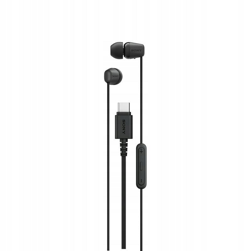 WIRED HEADPHONES SONY IER-EX15C USB-C BLACK 4548736170544