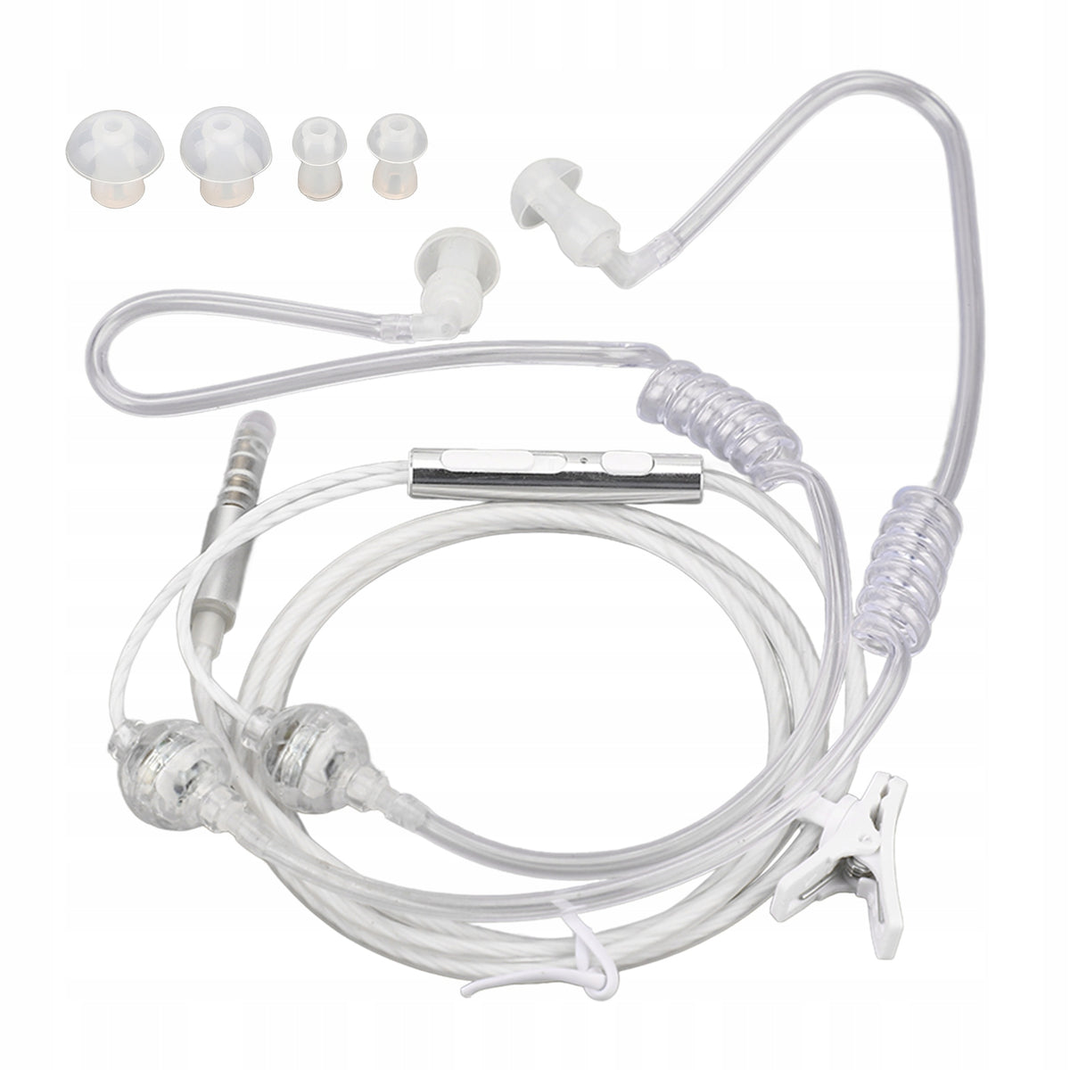 WIRED HEADPHONES WITH AIR TUBE 3.5MM JACK FOR LAPTOP TABLET