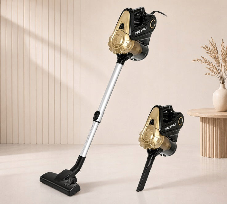 WIRED UPRIGHT VACUUM CLEANER 600W STRONG BAGLESS 2in1 LIGHTWEIGHT TELESCOPIC 5M Brand PrzyPas