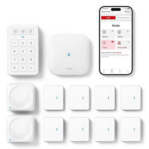 WIRELESS ALARM SYSTEM FOR HOME APARTMENT STEEL DOOR SENSORS Brand no brand