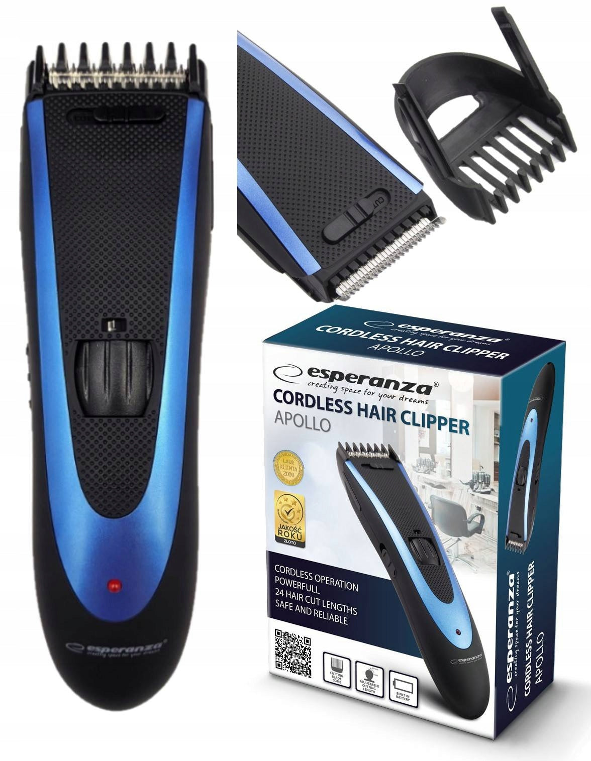 WIRELESS BEARD HAIR CLIPPER ADJUSTMENT