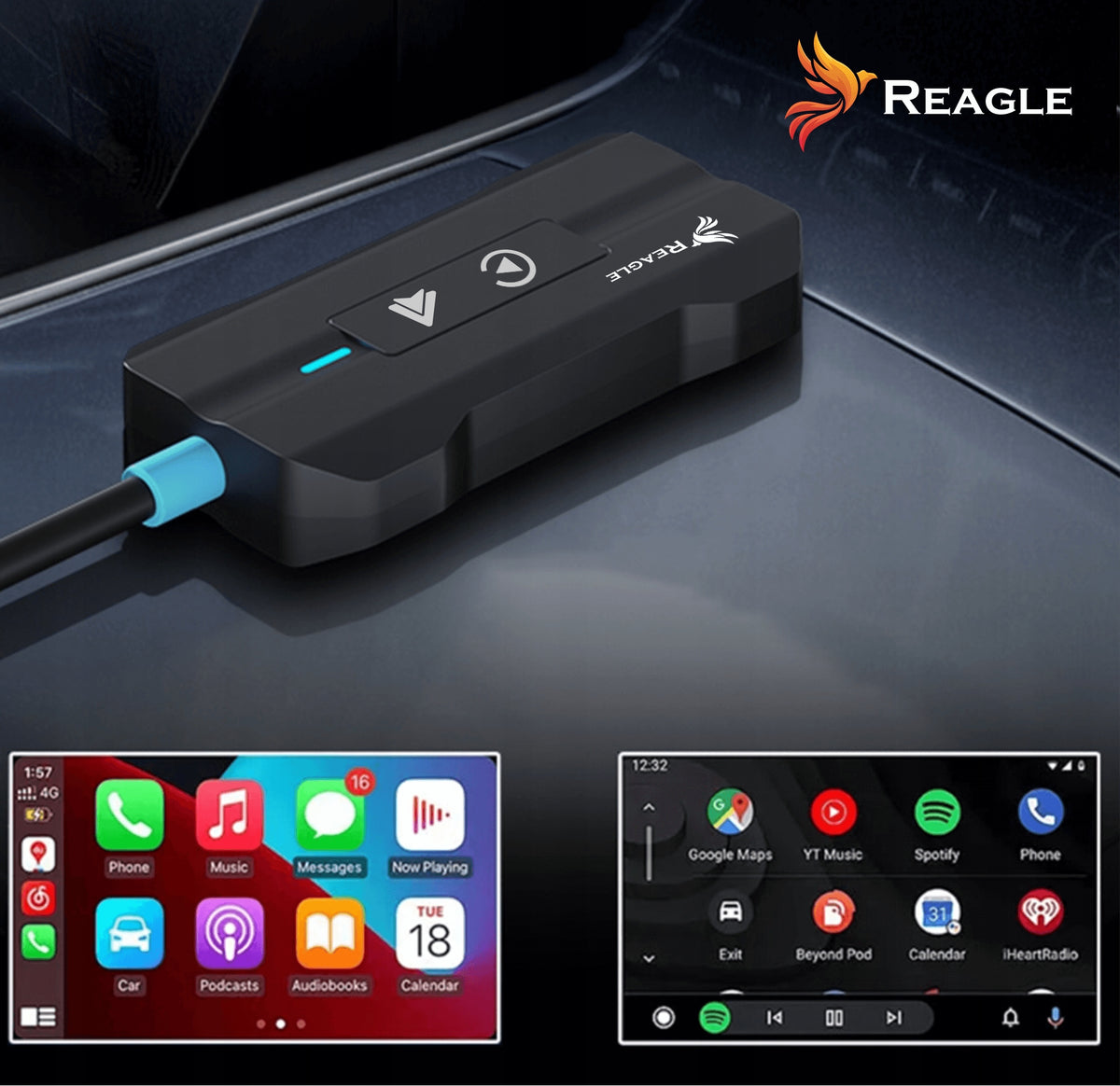WIRELESS CARPLAY ANDROID AUTO CAR ADAPTER APPLE IPHONE Manufacturer code RCAR5