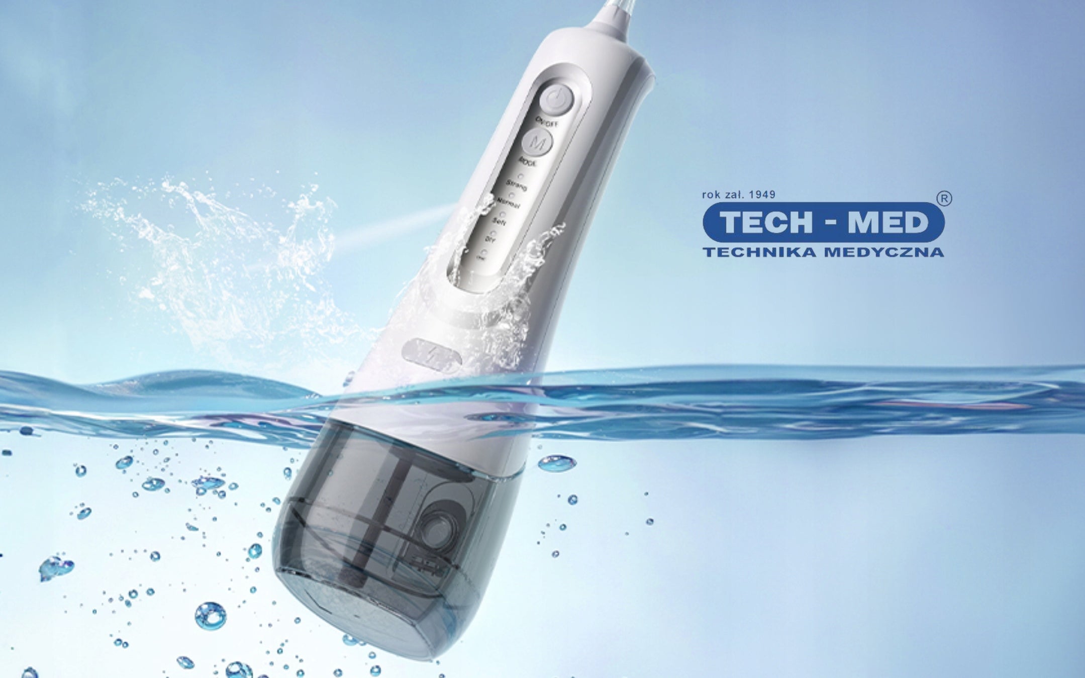 WIRELESS DENTAL IRRIGATOR 300ML 4 NOZZLES 4 MODES IPX7 Power supply rechargeable battery