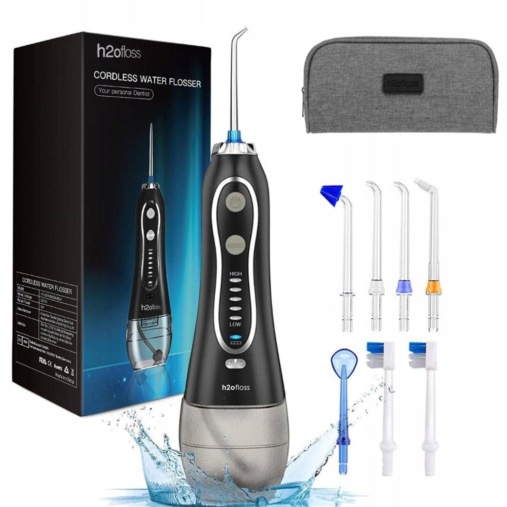 WIRELESS DENTAL IRRIGATOR PORTABLE 5 INTERCHANGEABLE NOZZLES