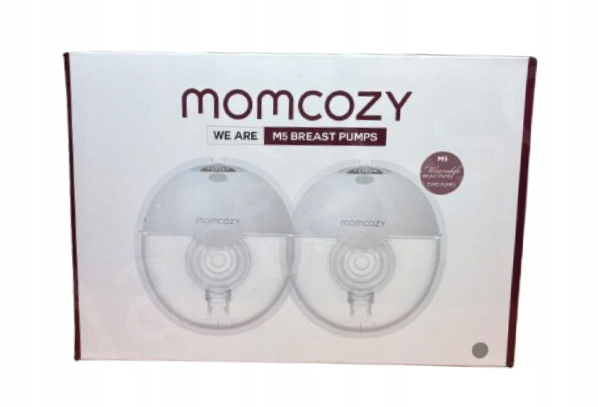 WIRELESS Dual Electric Breast Pump Momcozy M5 + Bag Pouch