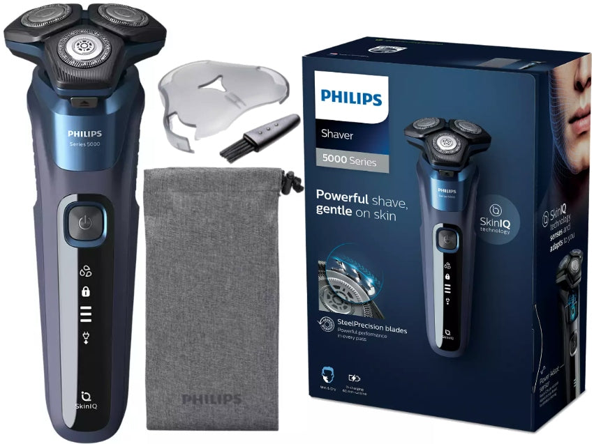 WIRELESS ELECTRIC RAZOR SHAVER PHILIPS FOR FACIAL HAIR Packaging status original
