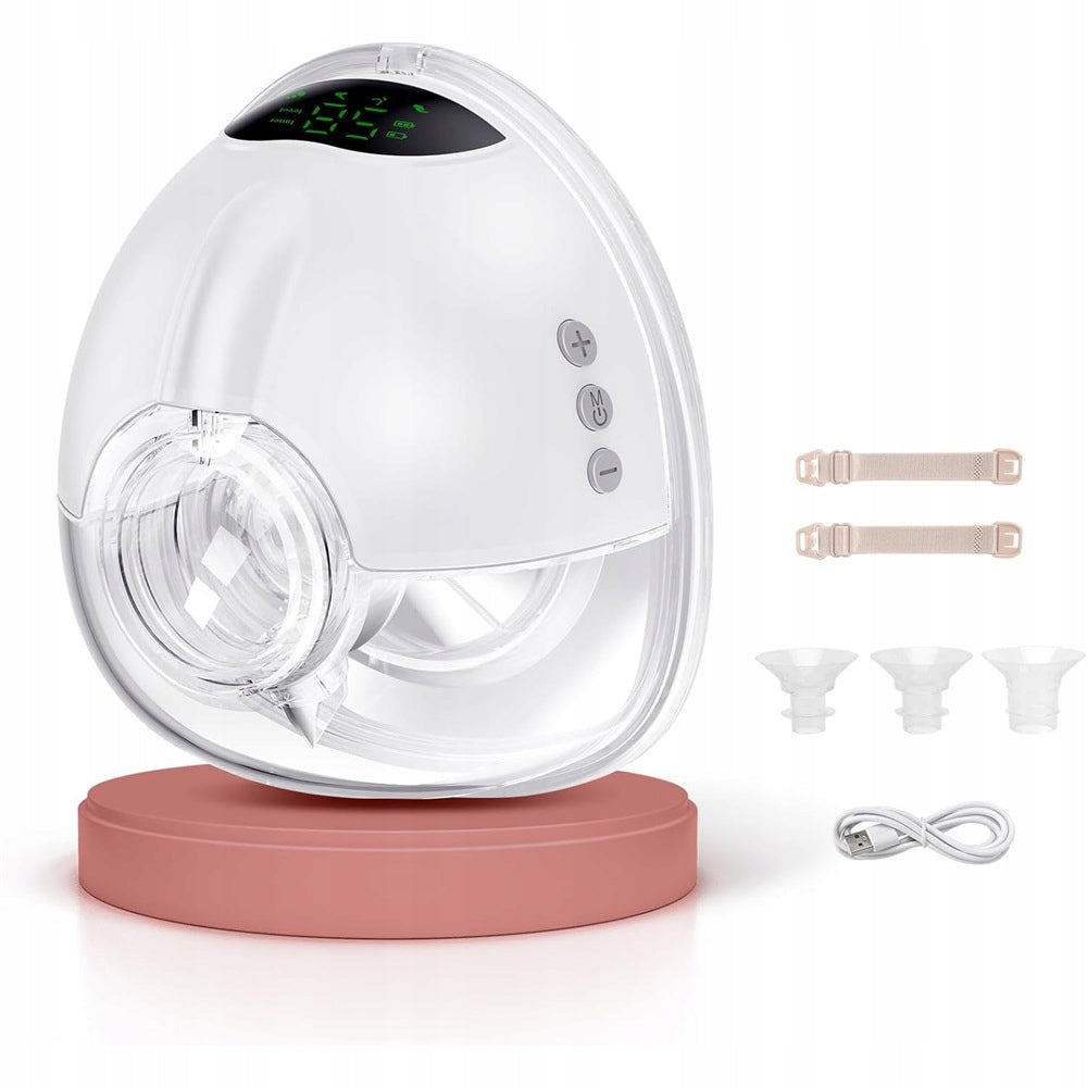 WIRELESS ELECTRIC SHELL BREAST PUMP PORTABLE 4 MODES 12 LEVELS Medical device no