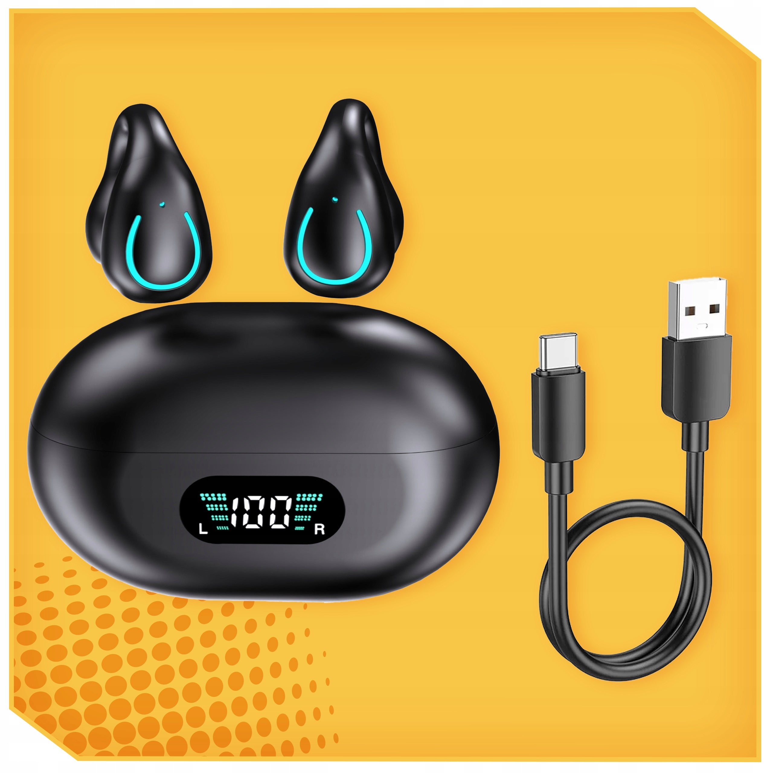 WIRELESS Earbuds Waterproof BT 5.3 ANC IPX5 HF3D Manufacturer code YYK-Q71