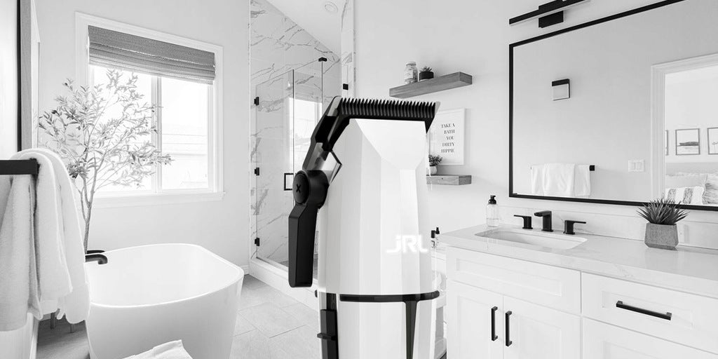 WIRELESS HAIR CLIPPER JRL 2020C ONYX WHITE - STATION - DISTRICT PL Brand jrl