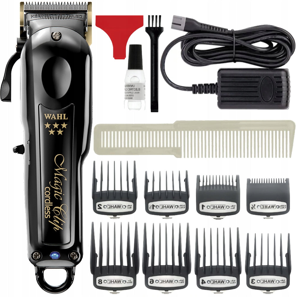 WIRELESS HAIR CLIPPER WAHL CORDLESS MAGIC CLIP BLACK LIMITED USA