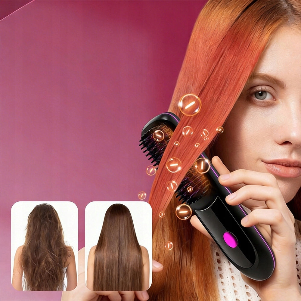 WIRELESS HAIR STRAIGHTENING BRUSH 5200MAH 3 TEMPERATURE LEVELS Model 265266598142