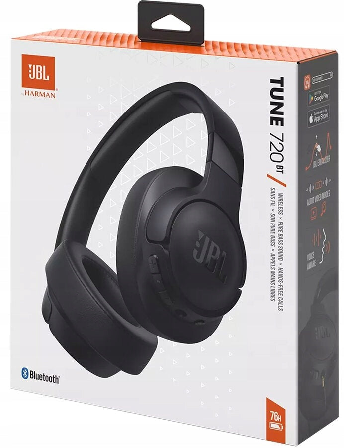WIRELESS HEADPHONES JBL TUNE 720 ANC ON-EAR BLUETOOTH WITH MICROPHONE