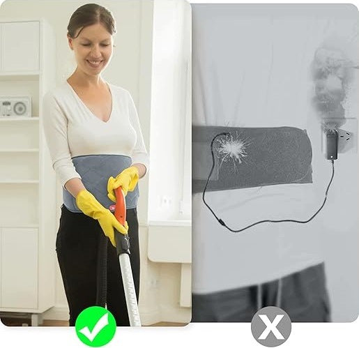 WIRELESS HEATING BELT FOR BACK PAIN WITH 3 HEAT AND VIBRATION SETTINGS Medical device no