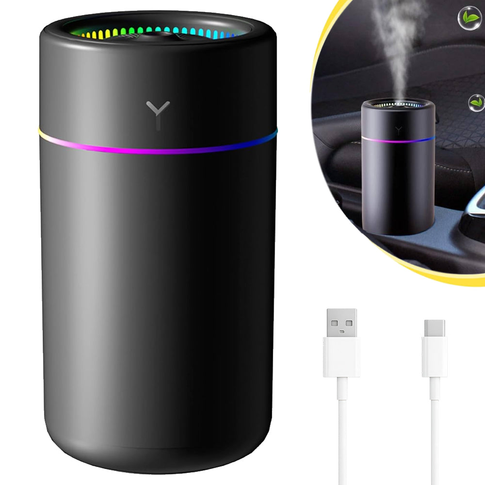 WIRELESS HUMIDIFIER FOR BEDROOM WITH LEDS 280 ML USB