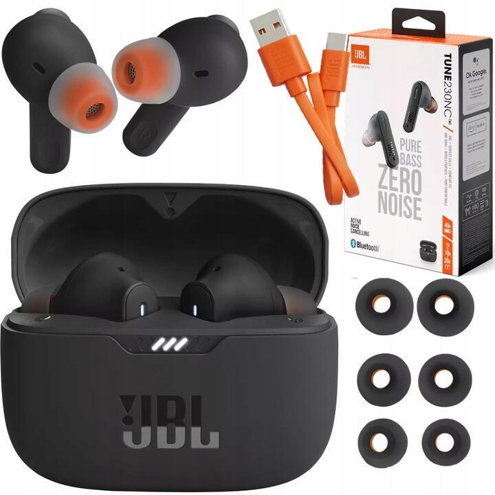 WIRELESS IN-EAR HEADPHONES JBL TUNE 230NC TWS BLUETOOTH ANC BLACK