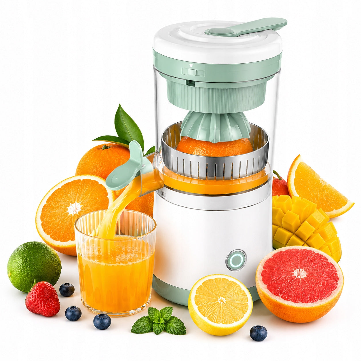 WIRELESS JUICER ELECTRIC CITRUS JUICER ROTARY USB