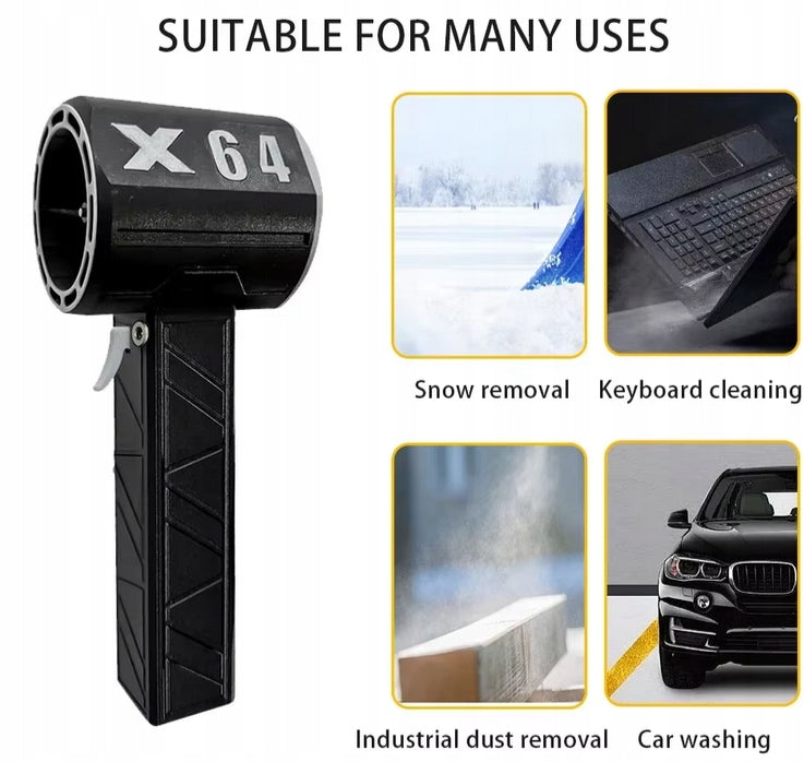 WIRELESS LEAF BLOWER POWER COMPRESSED AIR X64 TURBO 190KM/H Manufacturer code BEZPRZEWODOWA DMUCHAWA