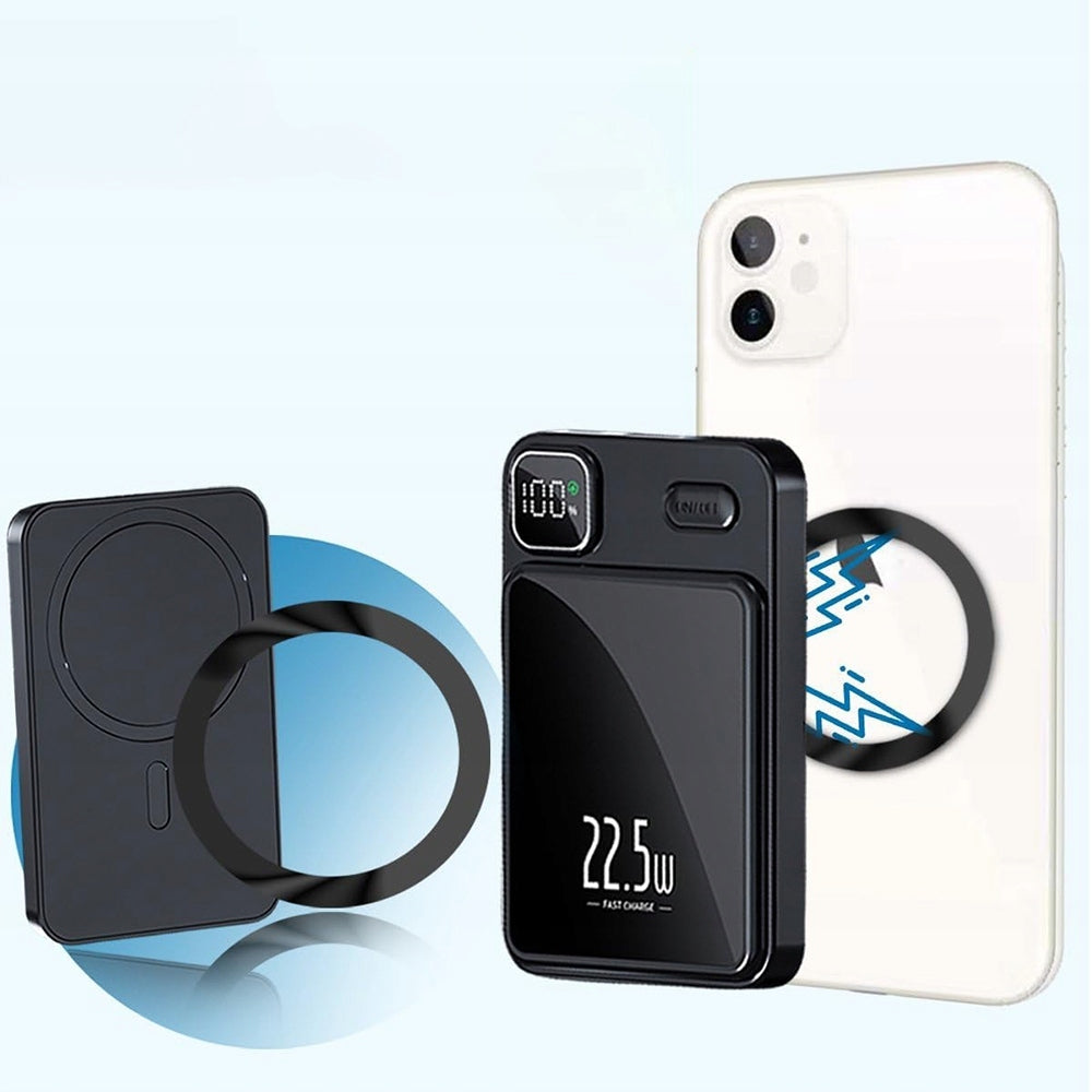 WIRELESS MAGNETIC POWERBANK WITH INDUCTION 10000mAh 22.5W FOR iPhone Battery capacity 10000 mAh