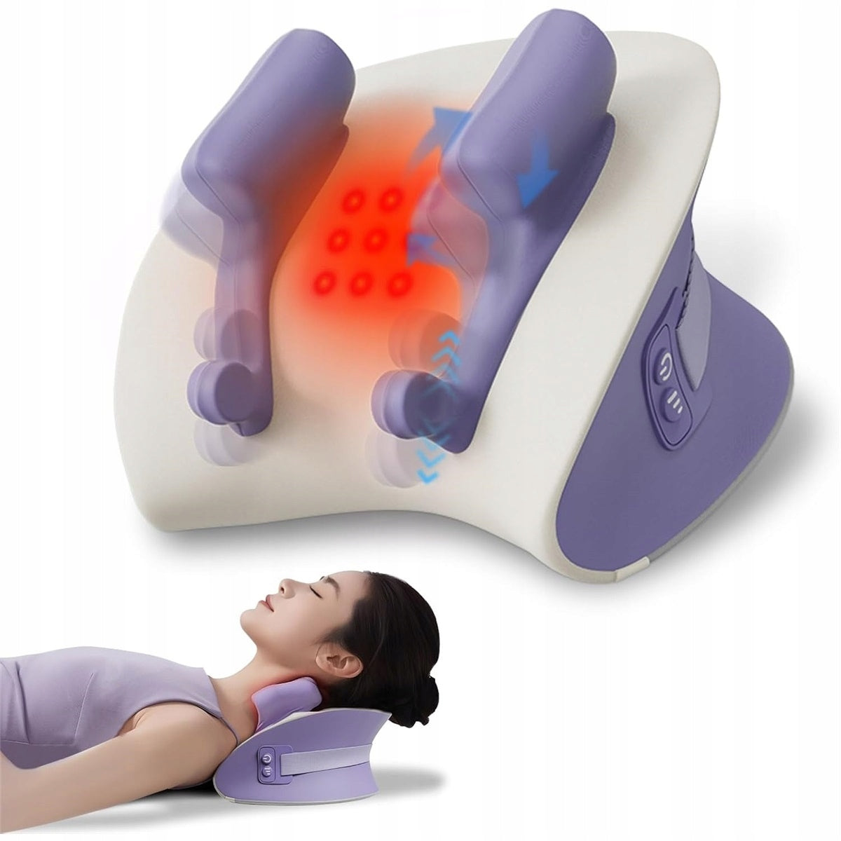 WIRELESS MASSAGER 4 MODES WITH 20° CURVATURE USB BATTERY 2000MAH Packaging status original