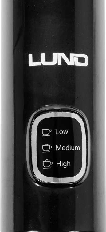 WIRELESS MILK FROTHER, USB CHARGING 68477 LUND Dominant color black