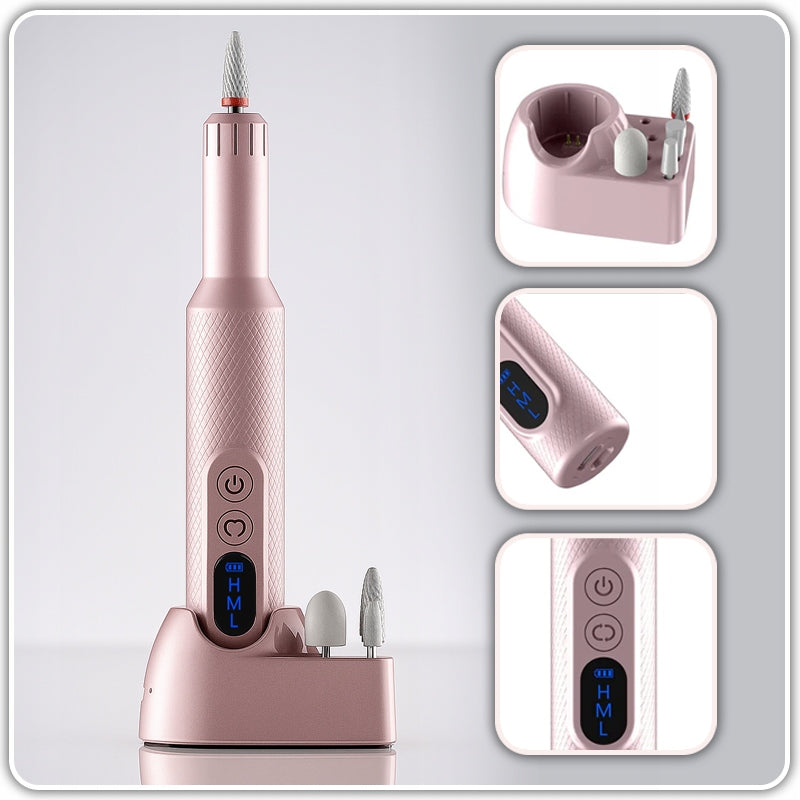 WIRELESS NAIL MILLING MACHINE WITH MANICURE PEDICURE SET Packaging status original