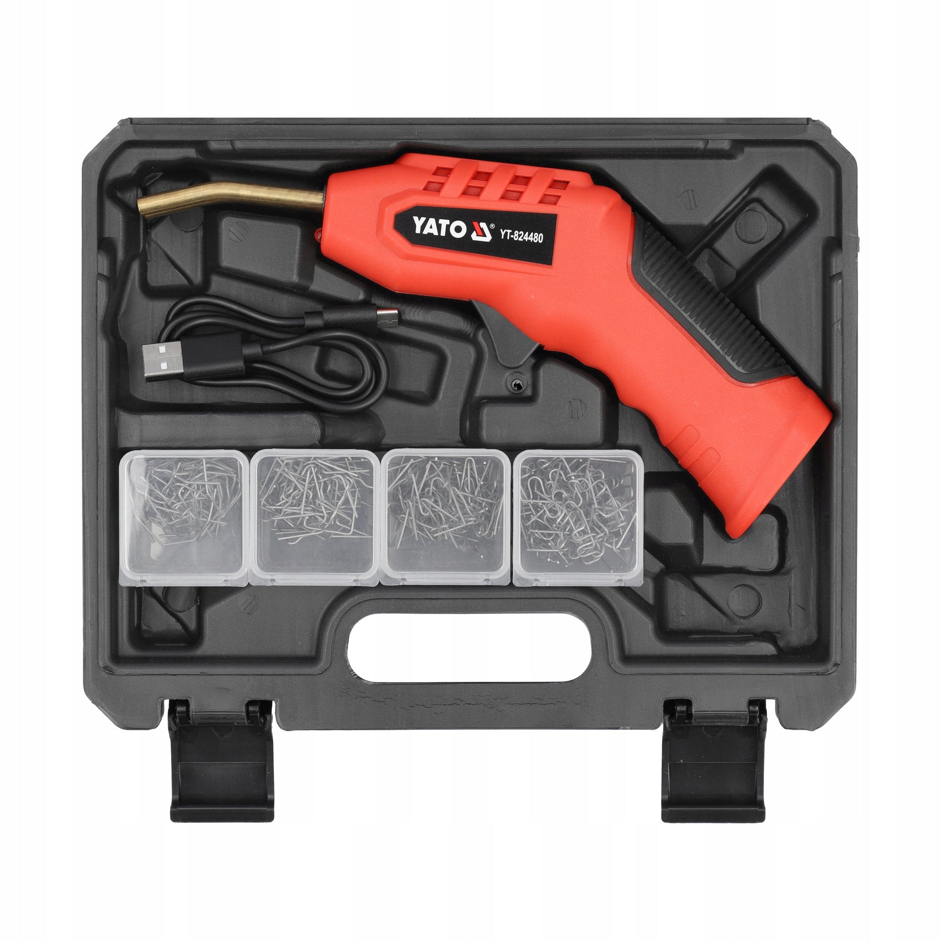 WIRELESS PLASTIC SEALER 3,7V + 200 STAPLES, REPAIR YATO Brand Yato