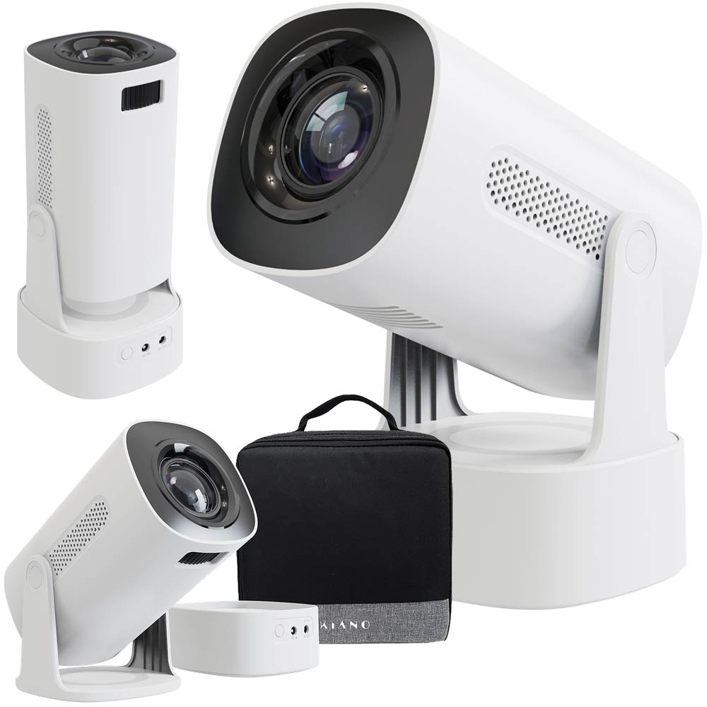 WIRELESS PORTABLE PROJECTOR KIANO VISION TRAVEL SET WIFI BLUETOOTH