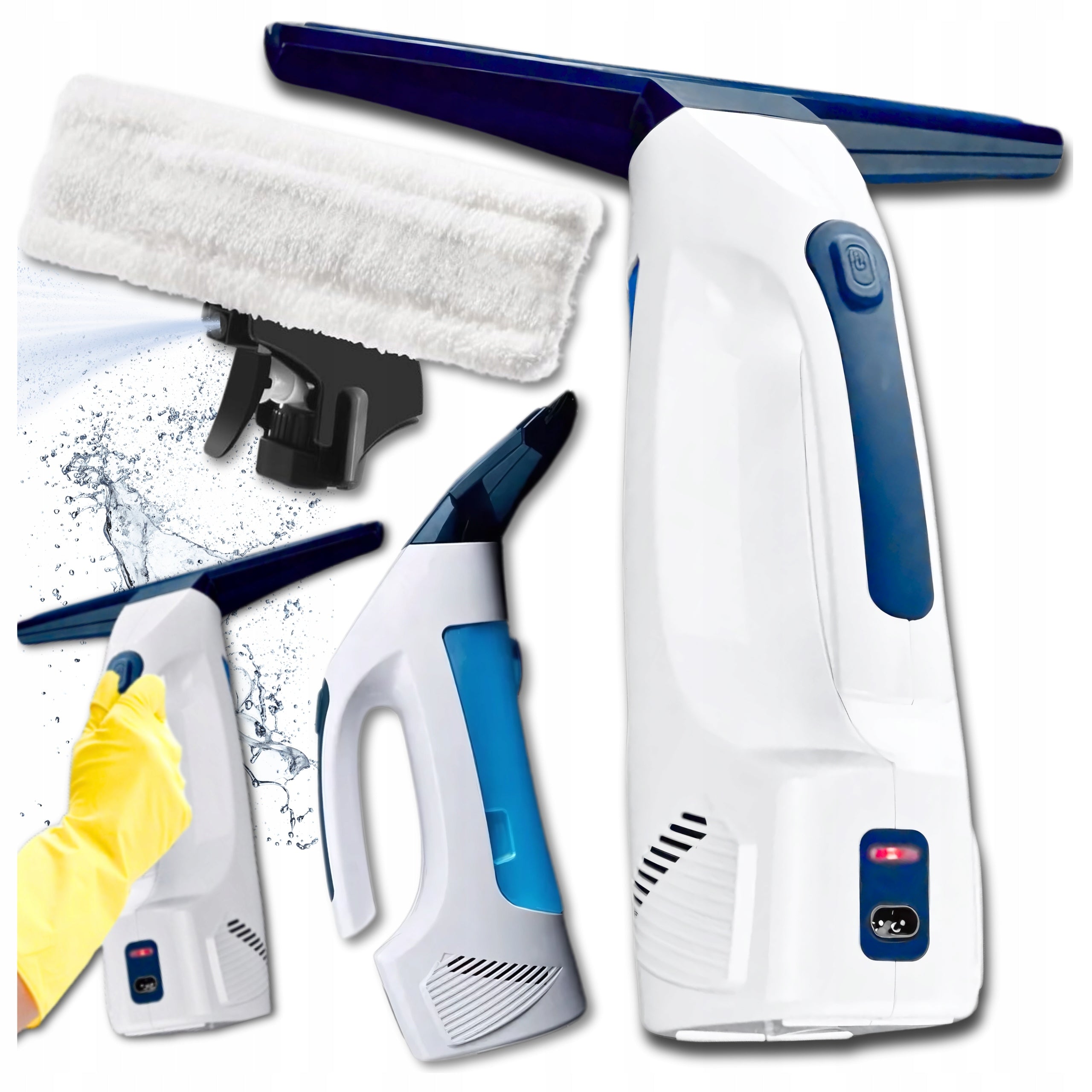 WIRELESS POWERFUL VACUUM CLEANER FOR PREMIUM WINDOW PANES + AKCESORIA
