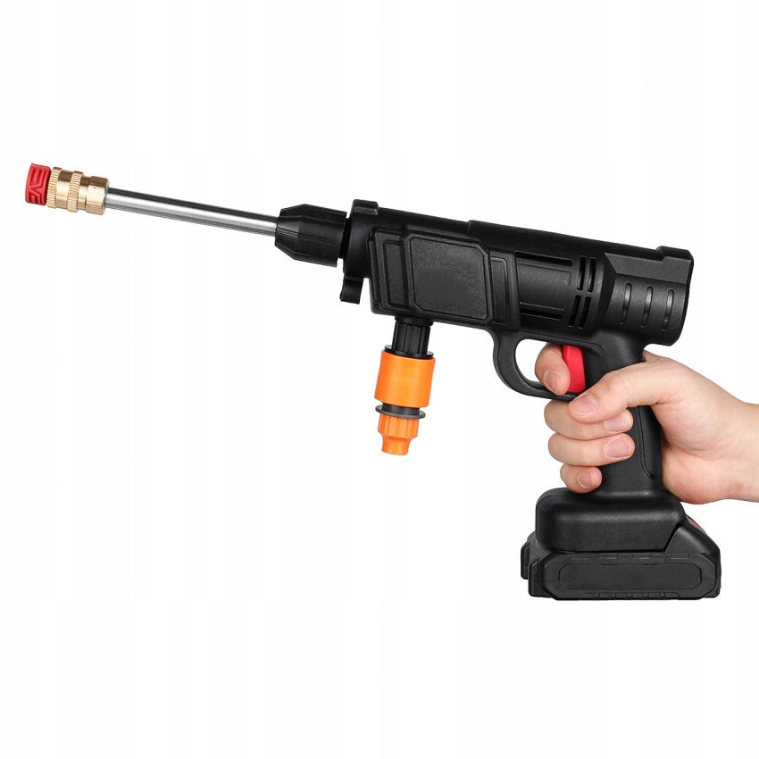 WIRELESS PRESSURE WASHER FOR GARDEN, POWER CUBE WINDOWS Pump type brass