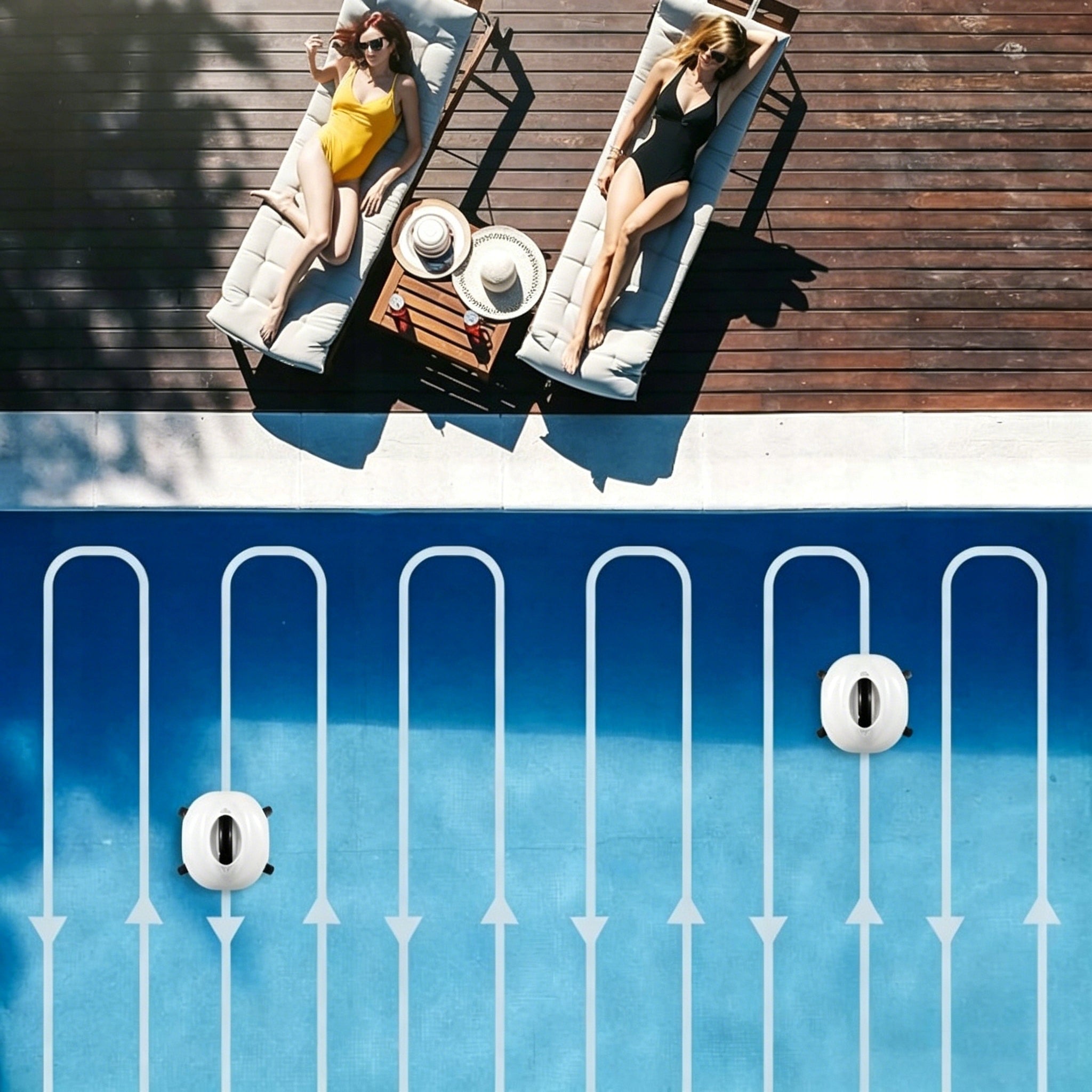 WIRELESS ROBOT POOL CLEANING AUTOMATIC 130MIN 80M2 WHITE Batteries included yes
