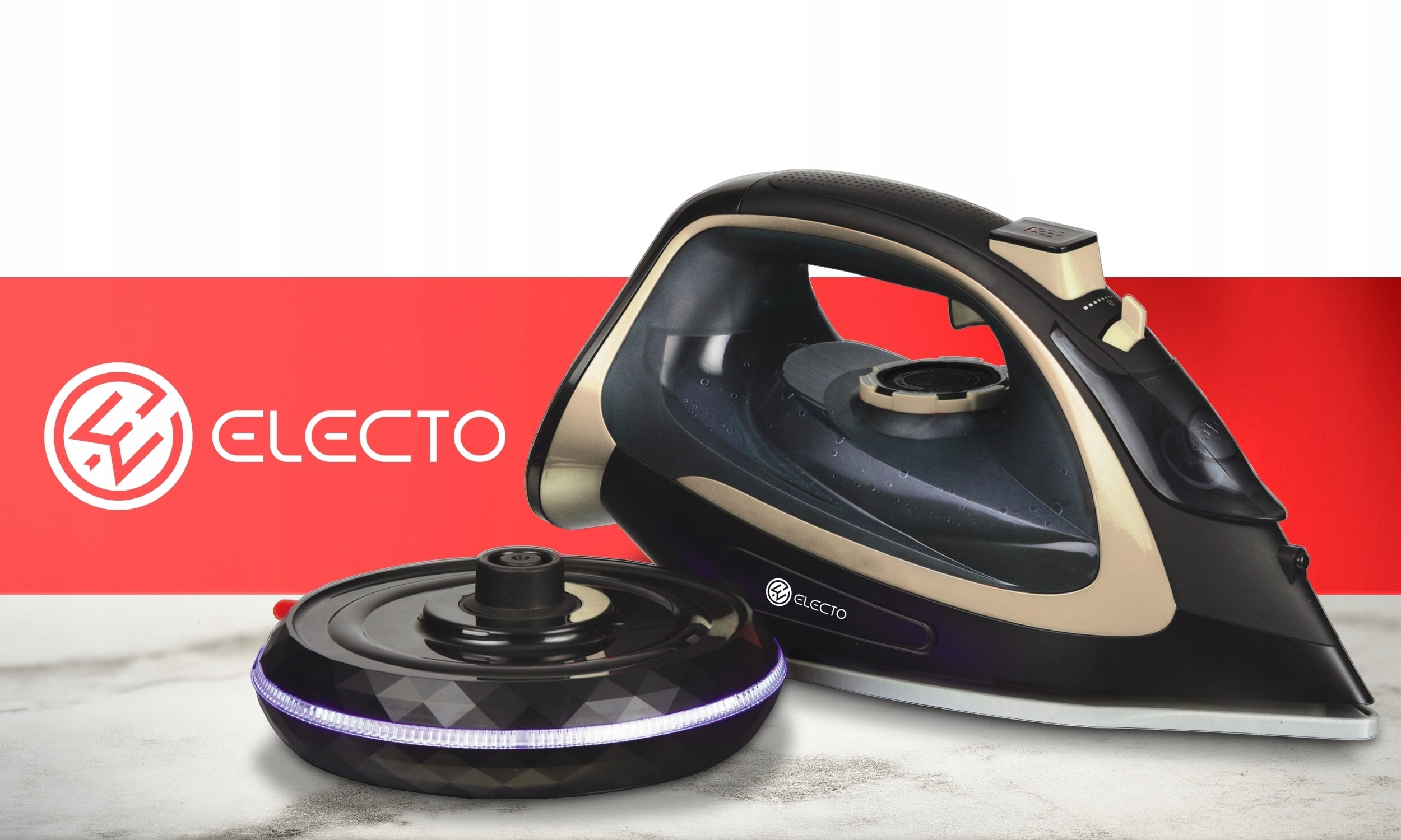 WIRELESS STEAM IRON CERAMIC FIREFIGHTER ANTI DRIP 2400W HIGH POWER EAN (GTIN) 5906846126063