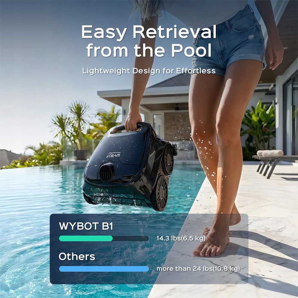 WIRELESS SWIMMING POOL WYBOT B1 OS600 ROBOT FOR CLEANING 100M² APP Manufacturer code OS600