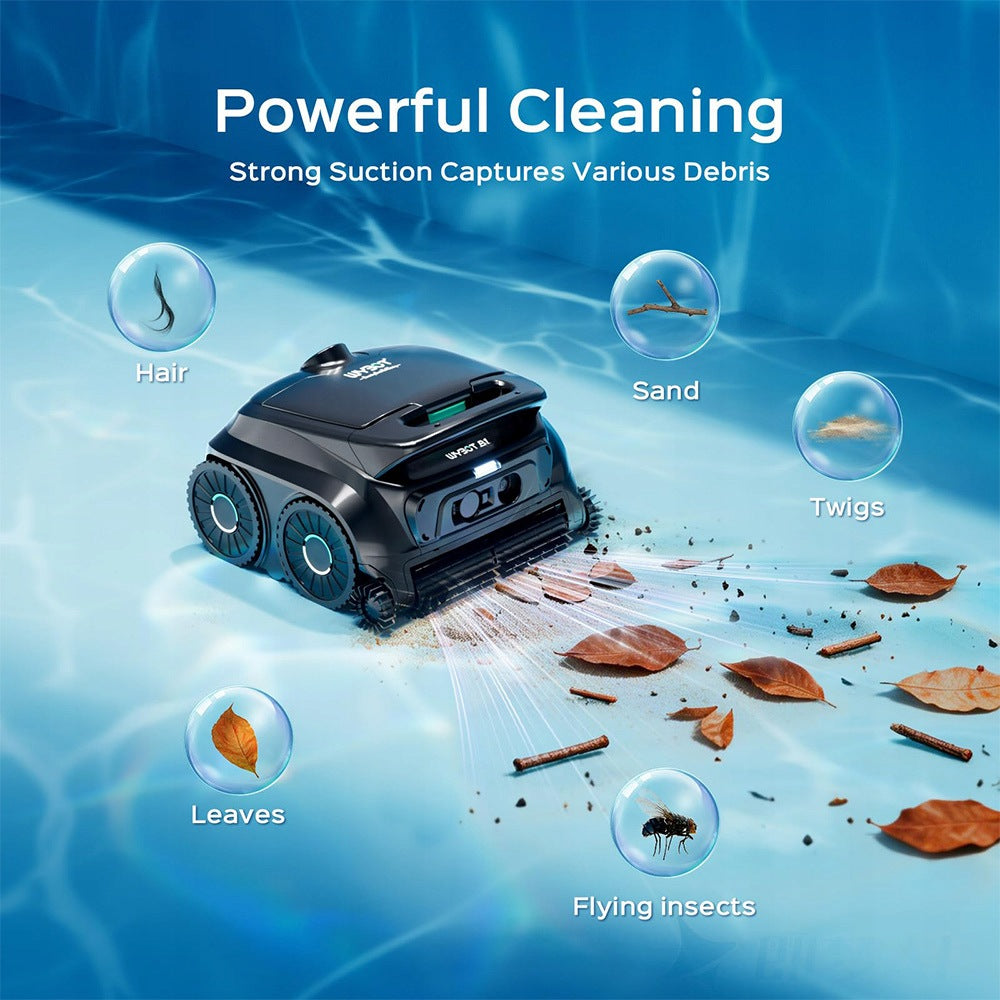 WIRELESS SWIMMING POOL WYBOT B1 OS600 ROBOT FOR CLEANING 100M² APP Packaging status original