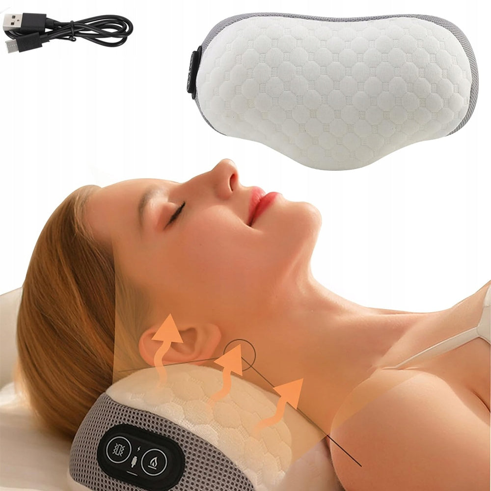 WIRELESS TEMPERATURE MASSAGE PILLOW FOR HOME AND TRAVEL USE Packaging status original