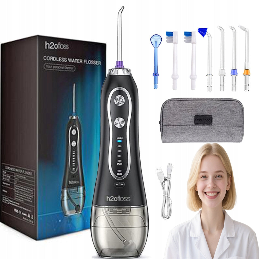 WIRELESS TOOTH IRRIGATOR FOR CHILDREN WITH SENSITIVE GUMS SAFE