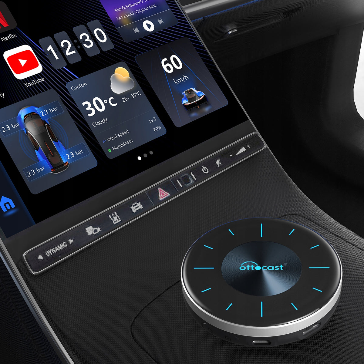 WIRELESS TRANSMITTER OTTOCAST P3 8/128 GB ANDROID AUTO CARPLAY SIM LTE Manufacturer code P3