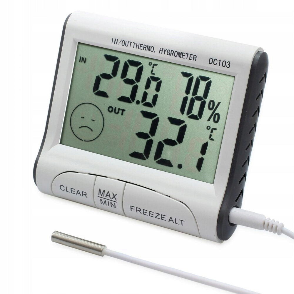 WIRELESS WEATHER STATION WEATHER HYGROMETER THERMOMETER SENSOR MAGNET Manufacturer code Bezprzewodowa Stacja Pogodowa 111978