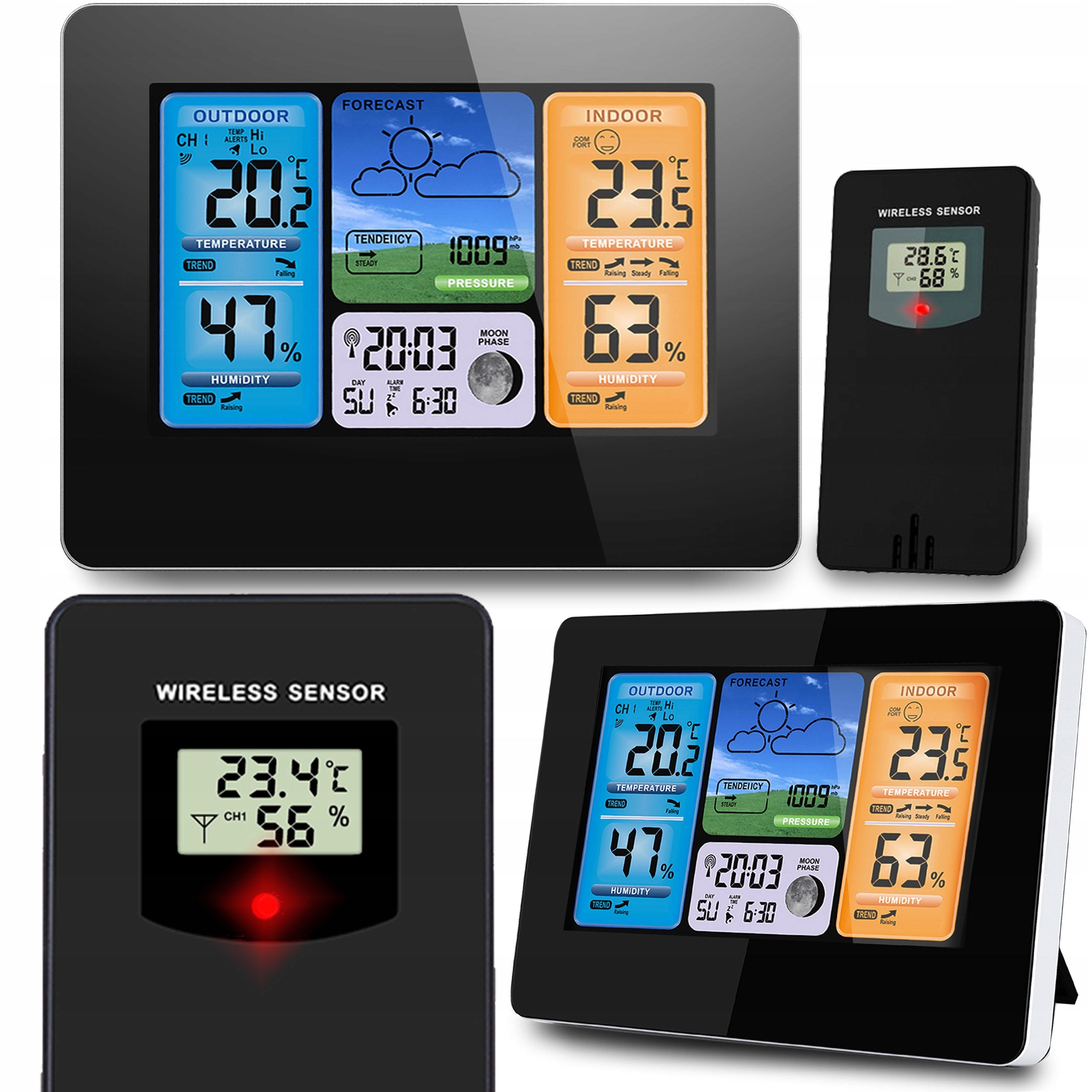 WIRELESS WEATHER STATION WEATHER HYGROMETER