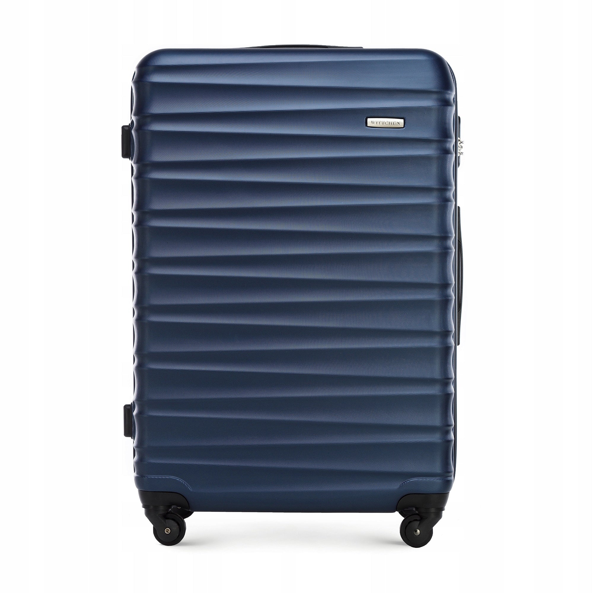 WITTCHEN large ABS suitcase with ribbed navy blue