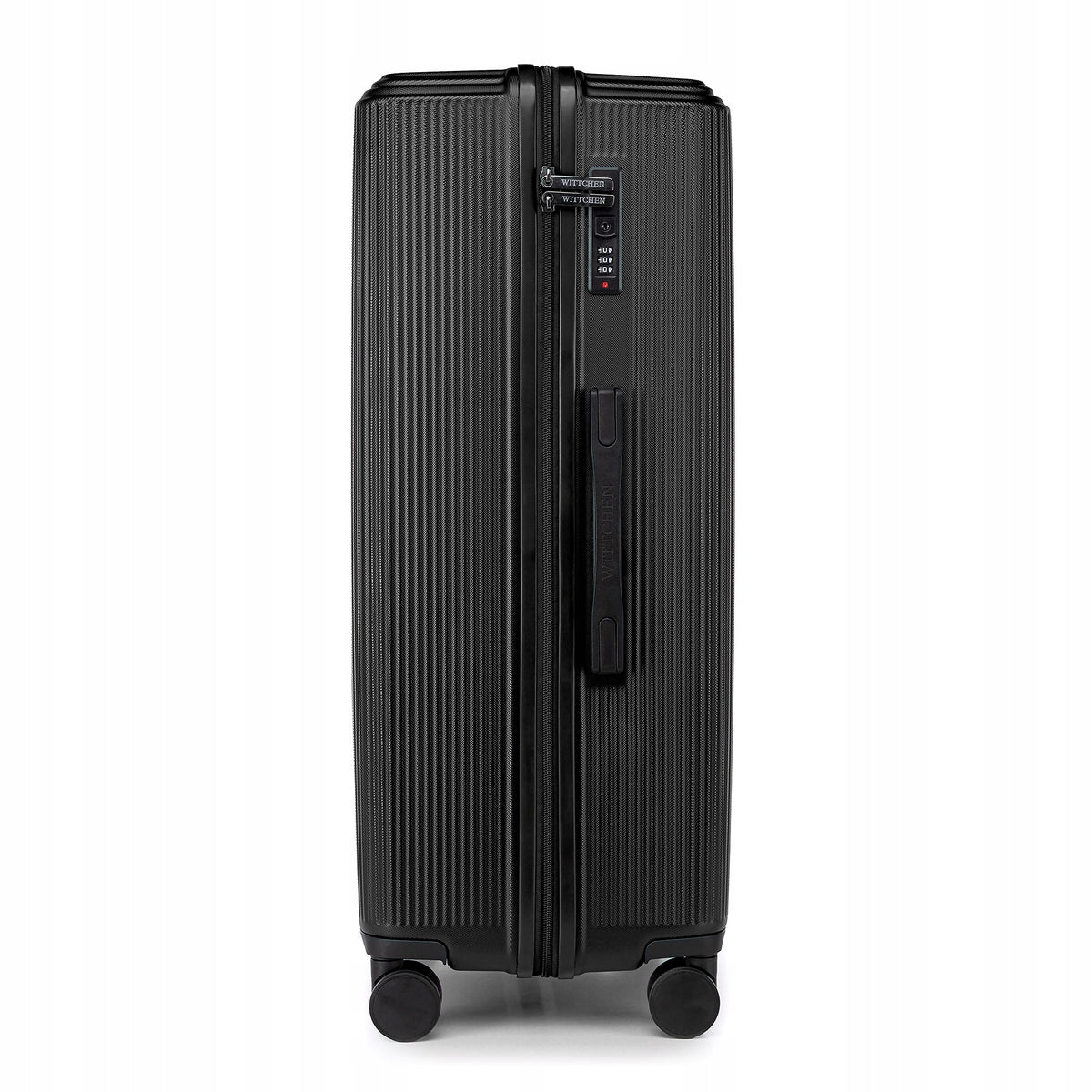 WITTCHEN large ABS suitcase with small stripes black Kind hard