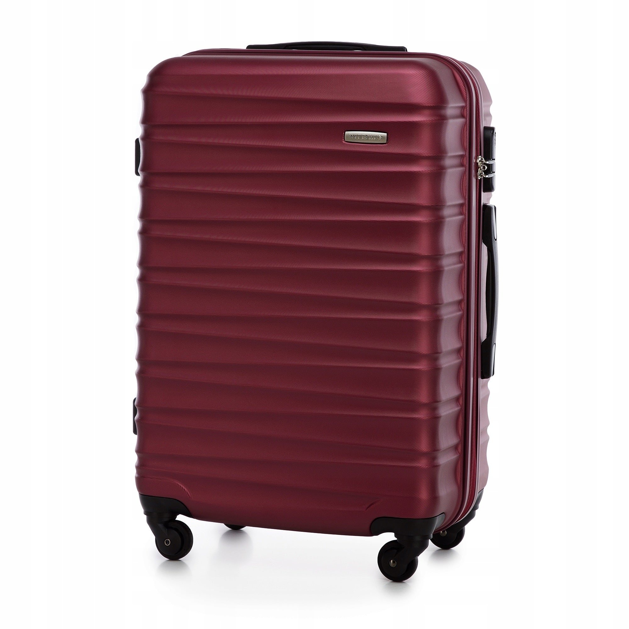 WITTCHEN medium suitcase ABS crinkled burgundy Gender woman