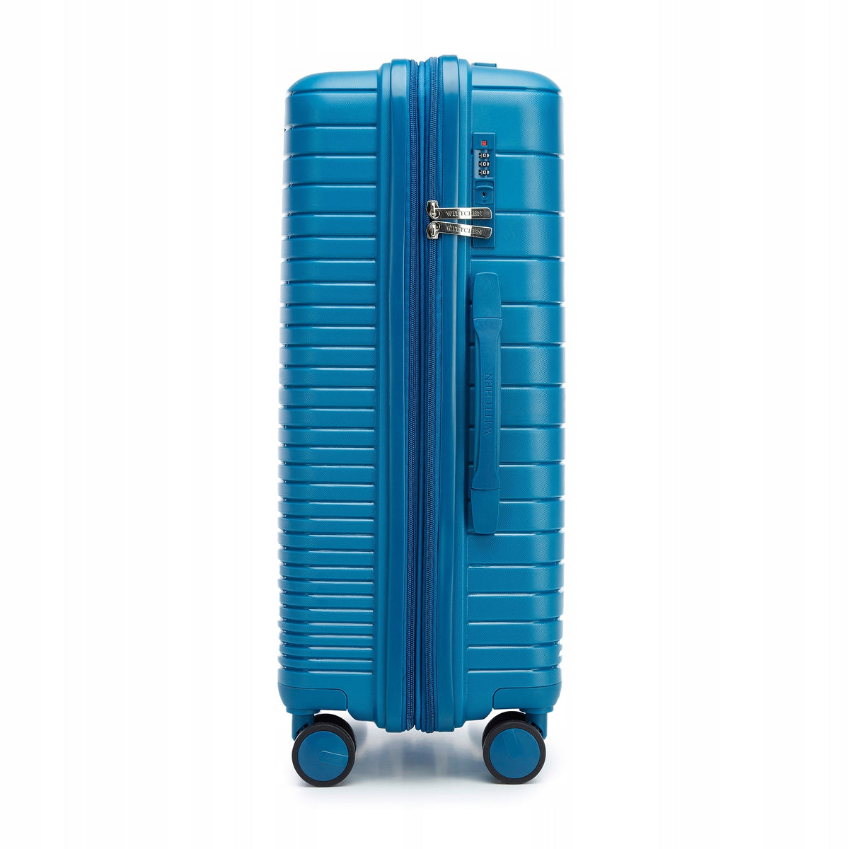 WITTCHEN medium suitcase made of polypropylene blue Packaging status original