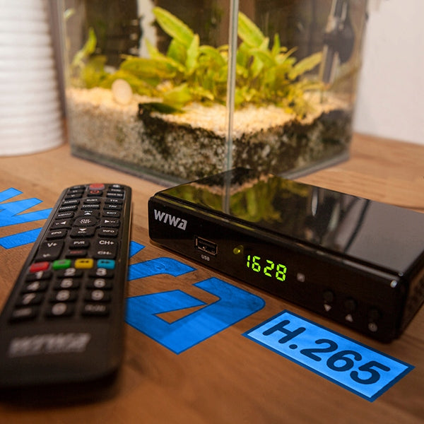 WIWA TUNER DECODER FOR DIGITAL TERRESTRIAL TELEVISION DVB-T2 H.265 Model H.265