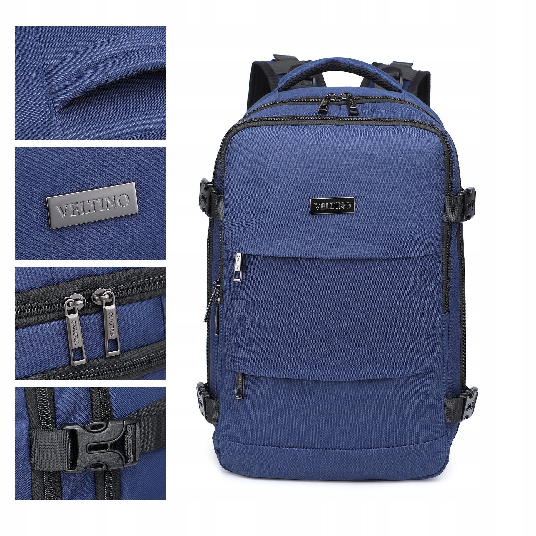 WIZZAIR AIRPLANE BACKPACK 40x30x20 TRAVEL CARRY-ON LUGGAGE VELTINO Manufacturer code A-1621 BLUE