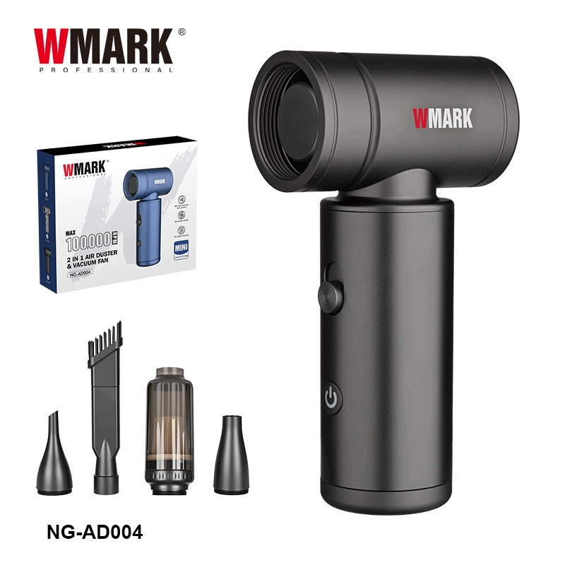 WMARK NG-AD004B 2in1 Mini Hairdresser Blower and Vacuum Cleaner 100 000 RPM Manufacturer code NG-AD004Black